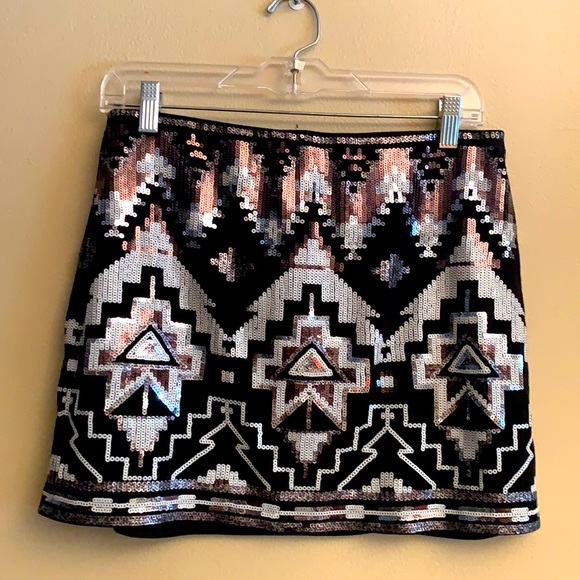 Express Dresses & Skirts - Mini skirt sequence by express